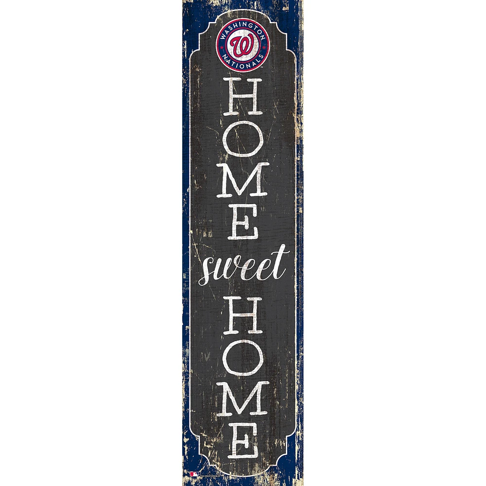 Washington Nationals 24" Home Sweet Home Leaner Sign