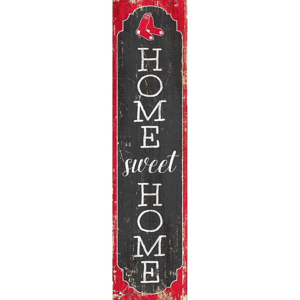 Boston Red Sox 24" Home Sweet Home Leaner Sign