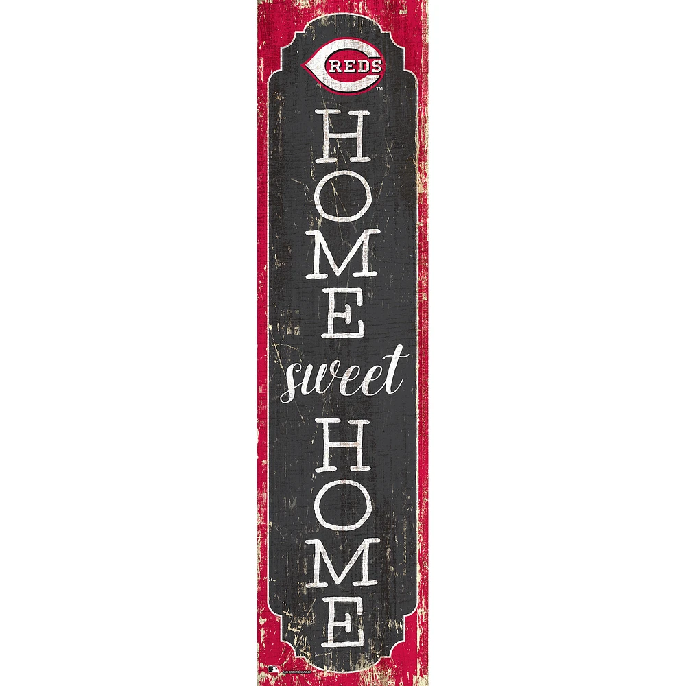 Cincinnati Reds 24" Home Sweet Home Leaner Sign