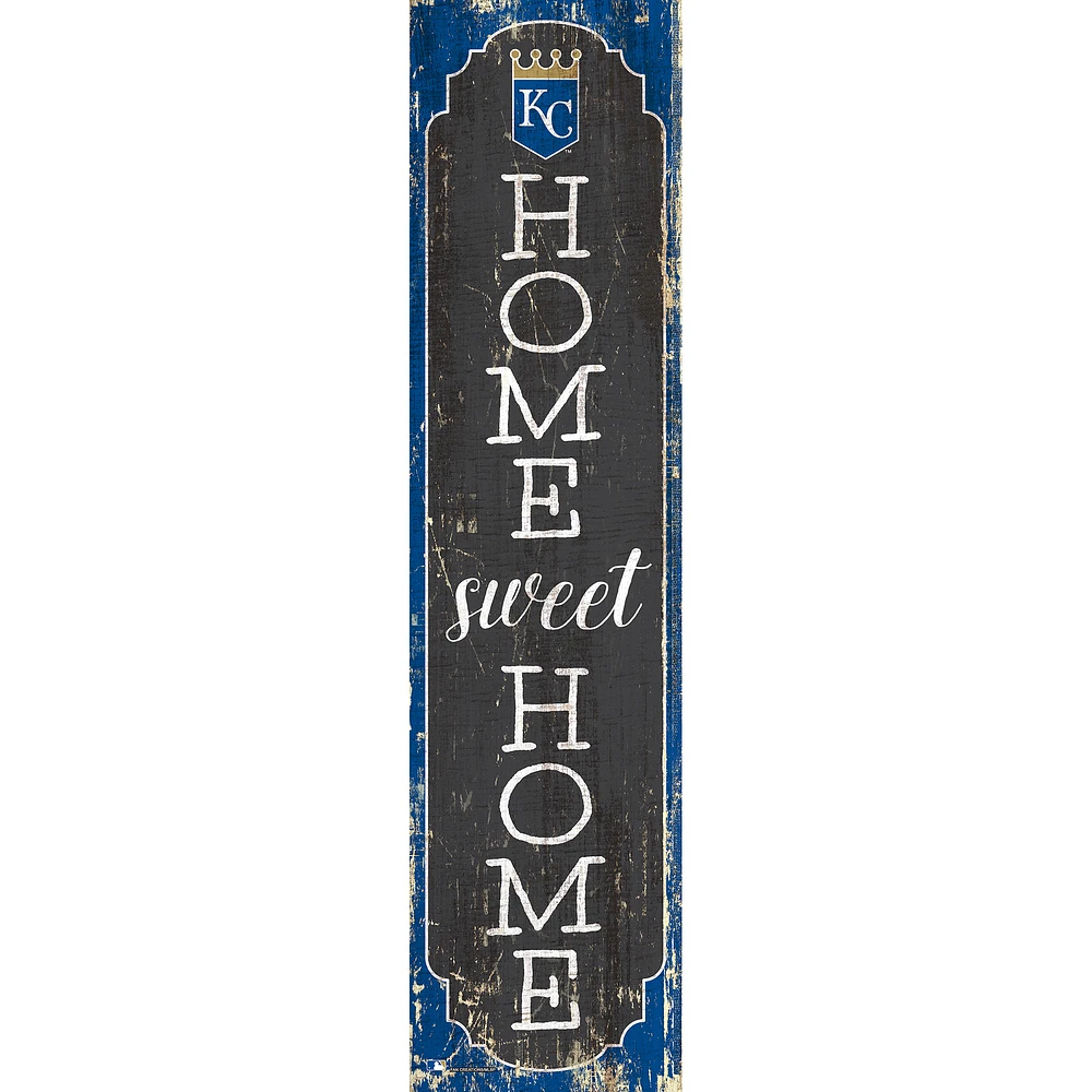 Kansas City Royals 24" Home Sweet Home Leaner Sign