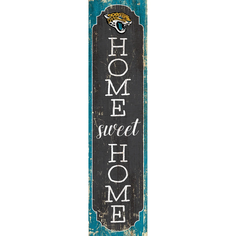 Jacksonville Jaguars 24" Home Sweet Home Leaner Sign