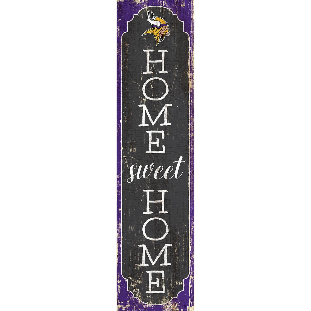 Minnesota Vikings 24" Home Sweet Home Leaner Sign