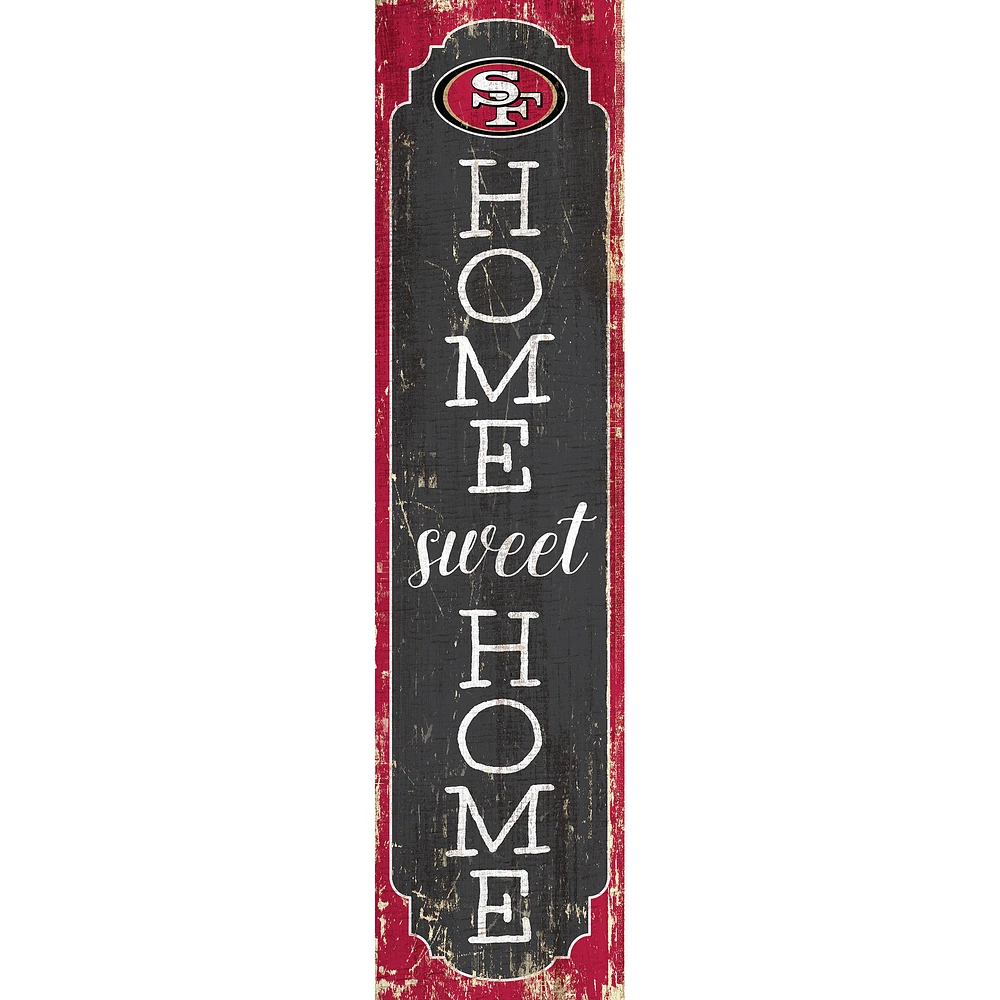 San Francisco 49ers 24" Home Sweet Home Leaner Sign