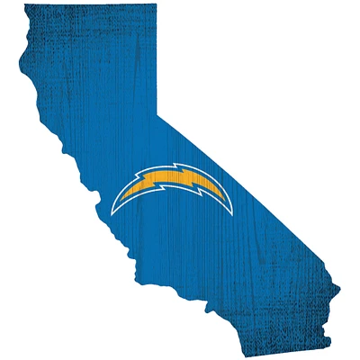 Los Angeles Chargers 12" Logo State Sign