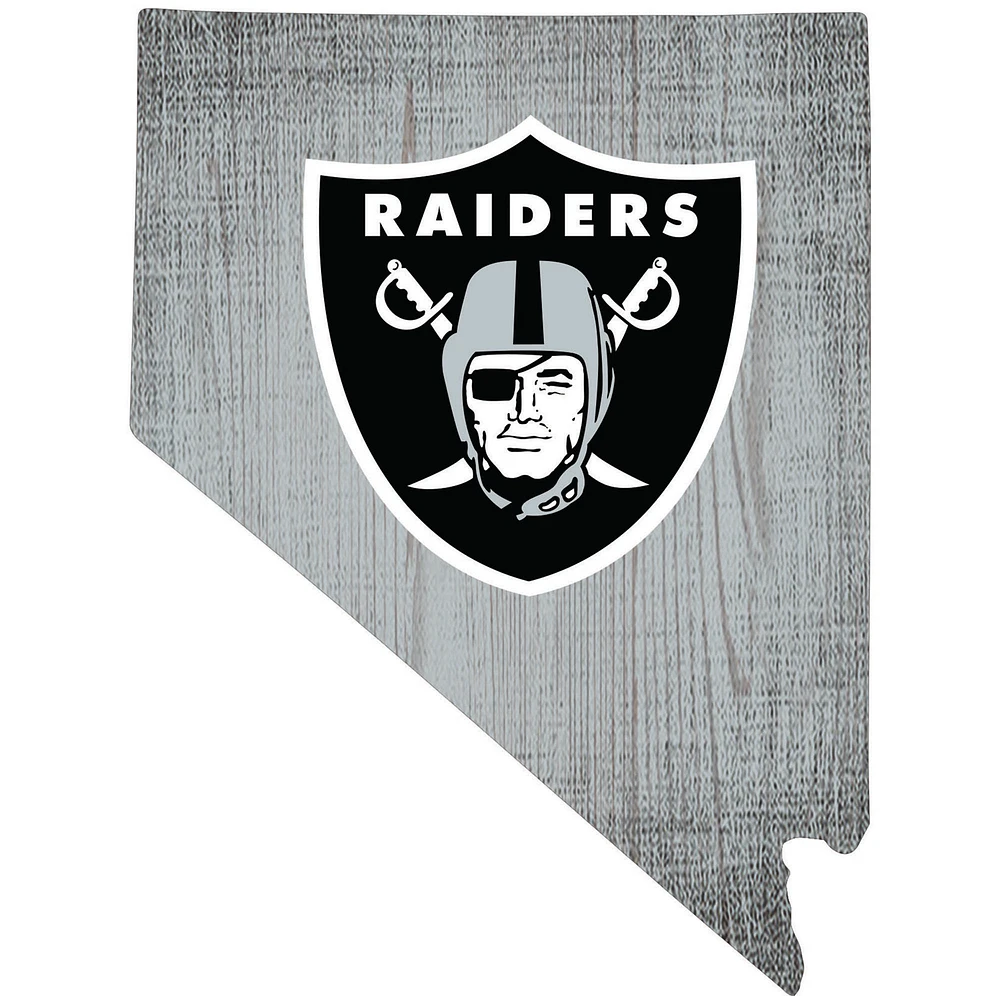 Las Vegas Raiders 12" Logo State Sign
