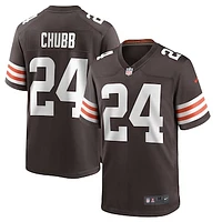 Men's Nike Nick Chubb Brown Cleveland Browns Player Game Jersey