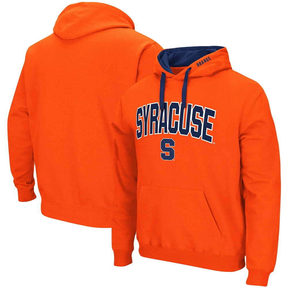 Men's Colosseum Orange Syracuse Big & Tall Arch Logo 2.0 Pullover Hoodie