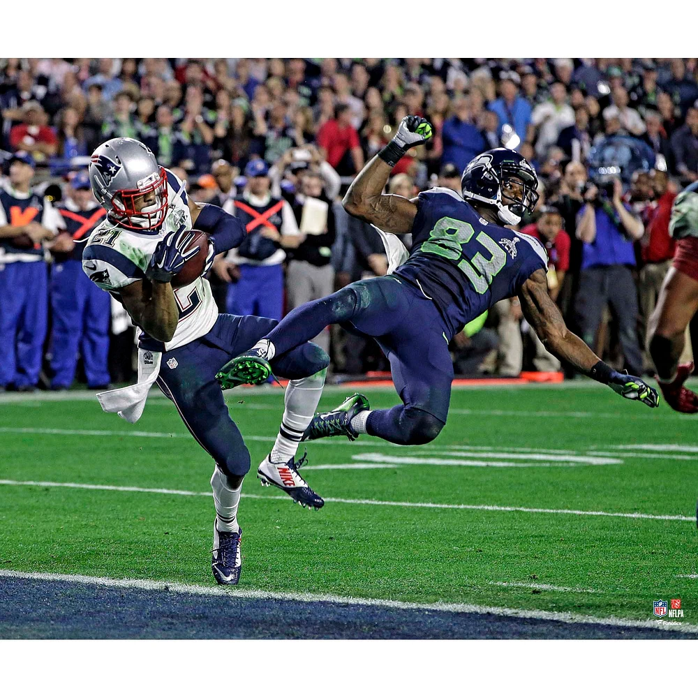 Malcolm Butler New England Patriots Unsigned Super Bowl XLlX Game Winning Interception Photograph