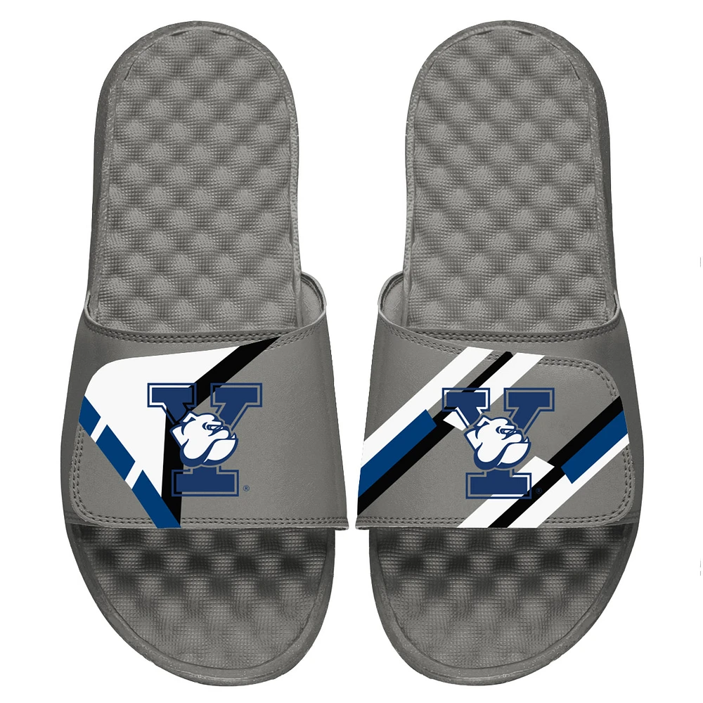 Youth ISlide Gray Yale Bulldogs Varsity Starter Jacket Slide Sandals