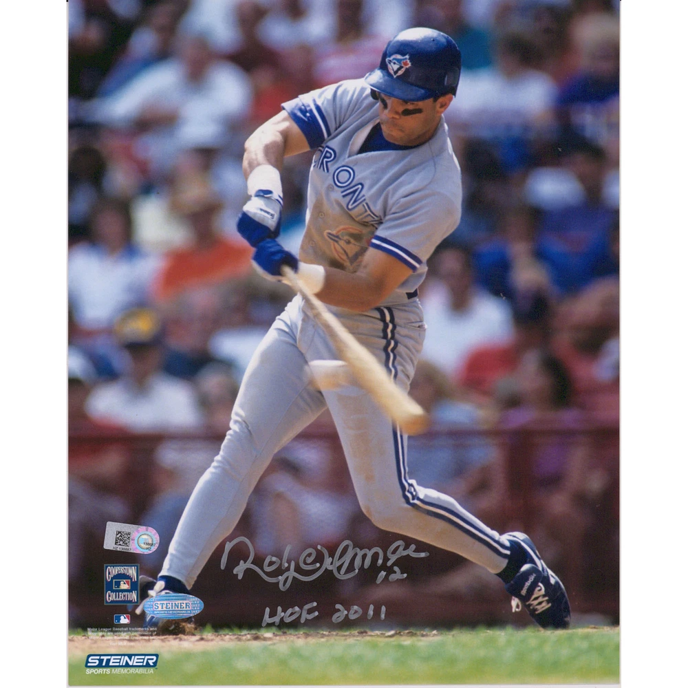 Roberto Alomar Toronto Blue Jays Autographed 8" x 10" Hitting Photograph with "HOF 2011" Inscription
