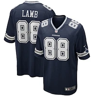 Men's Nike CeeDee Lamb Navy Dallas Cowboys Game Jersey