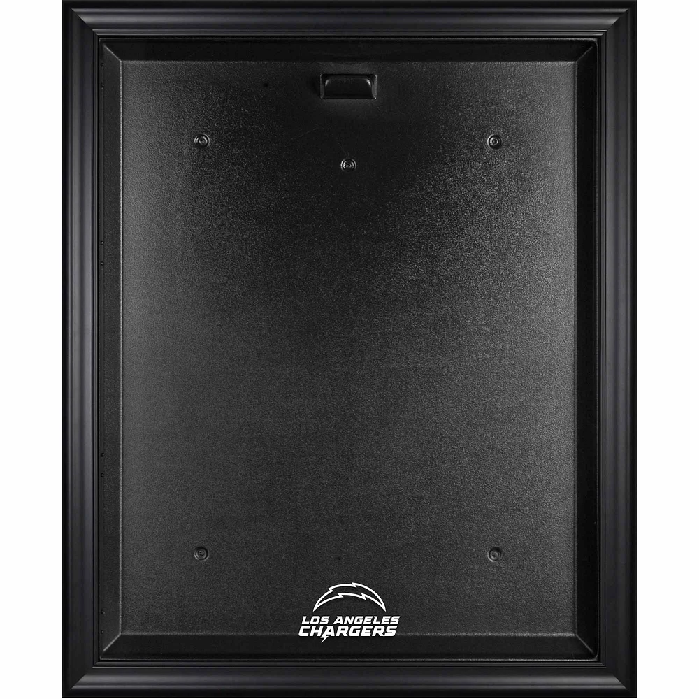 Los Angeles Chargers Black Framed Team Logo Jersey Display Case