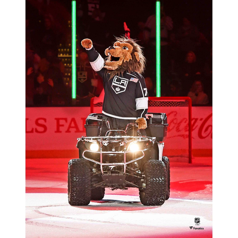 Bailey Los Angeles Kings Unsigned Riding ATV On Ice Photograph