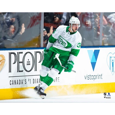 Auston Matthews Toronto Maple Leafs Unsigned St. Pats Alternate Jersey Goal Celebration Photograph