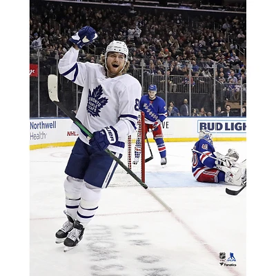 William Nylander Toronto Maple Leafs Unsigned Goal Celebration Photograph
