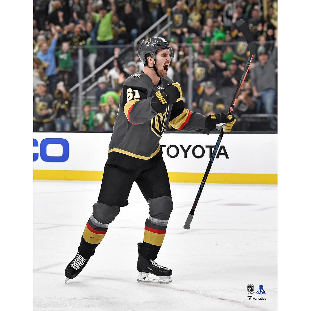 Mark Stone Vegas Golden Knights Unsigned Goal Celebration Photograph