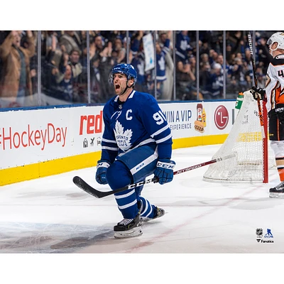 John Tavares Toronto Maple Leafs Unsigned Overtime Game-Winning Goal Celebration Photograph