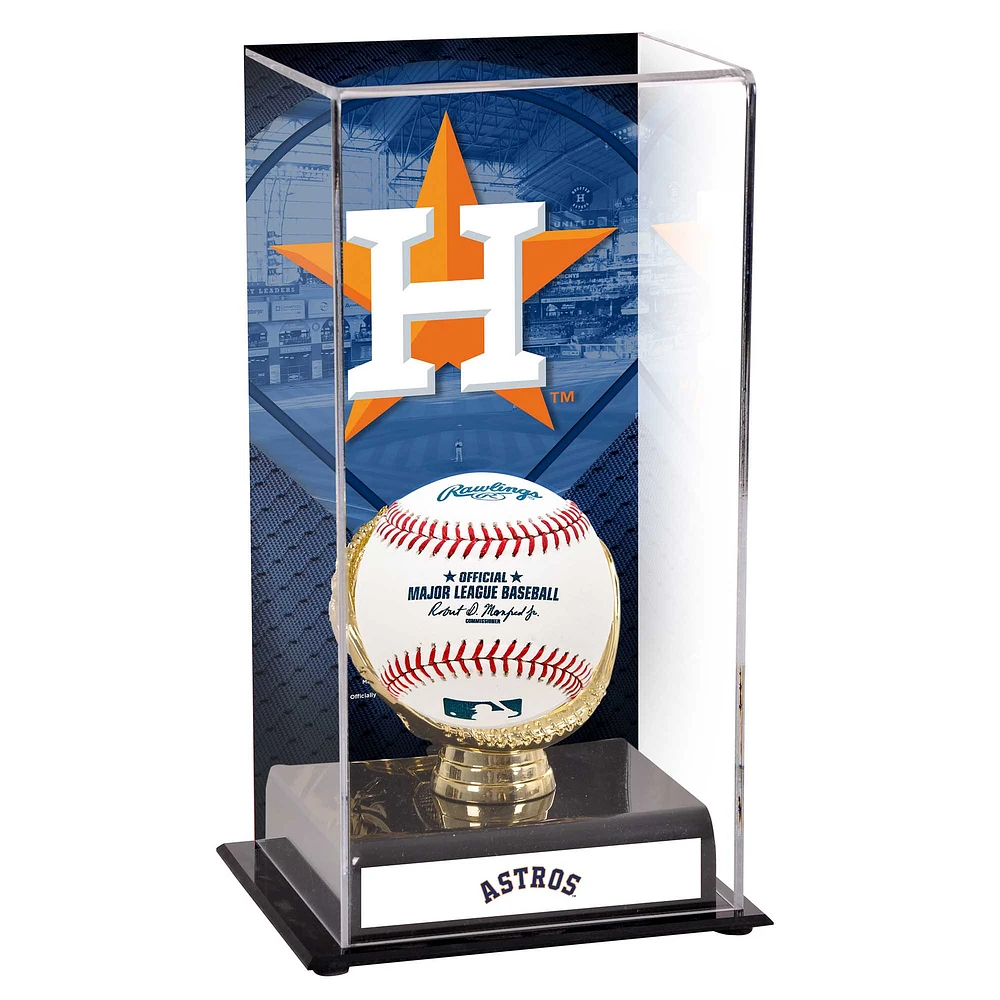 Houston Astros Sublimated Display Case with Image