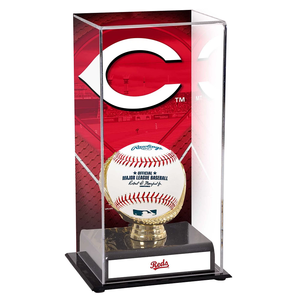 Cincinnati Reds Sublimated Display Case with Image