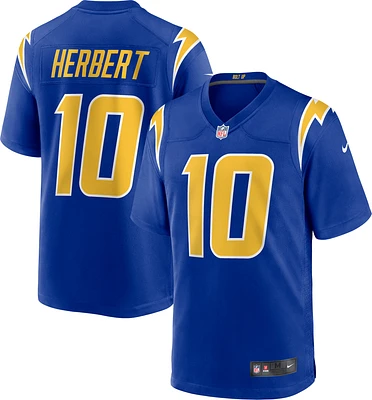 Men's Nike Justin Herbert Royal Los Angeles Chargers Alternate Game Jersey