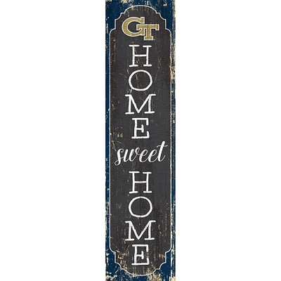 Georgia Tech Yellow Jackets 24" Home Sweet Home Leaner Sign