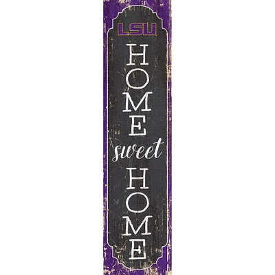LSU Tigers 24" Home Sweet Home Leaner Sign