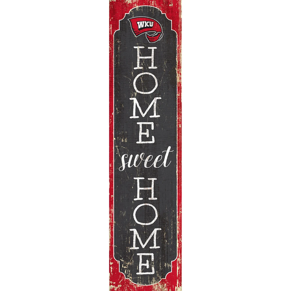 Western Kentucky Hilltoppers 24" Home Sweet Home Leaner Sign