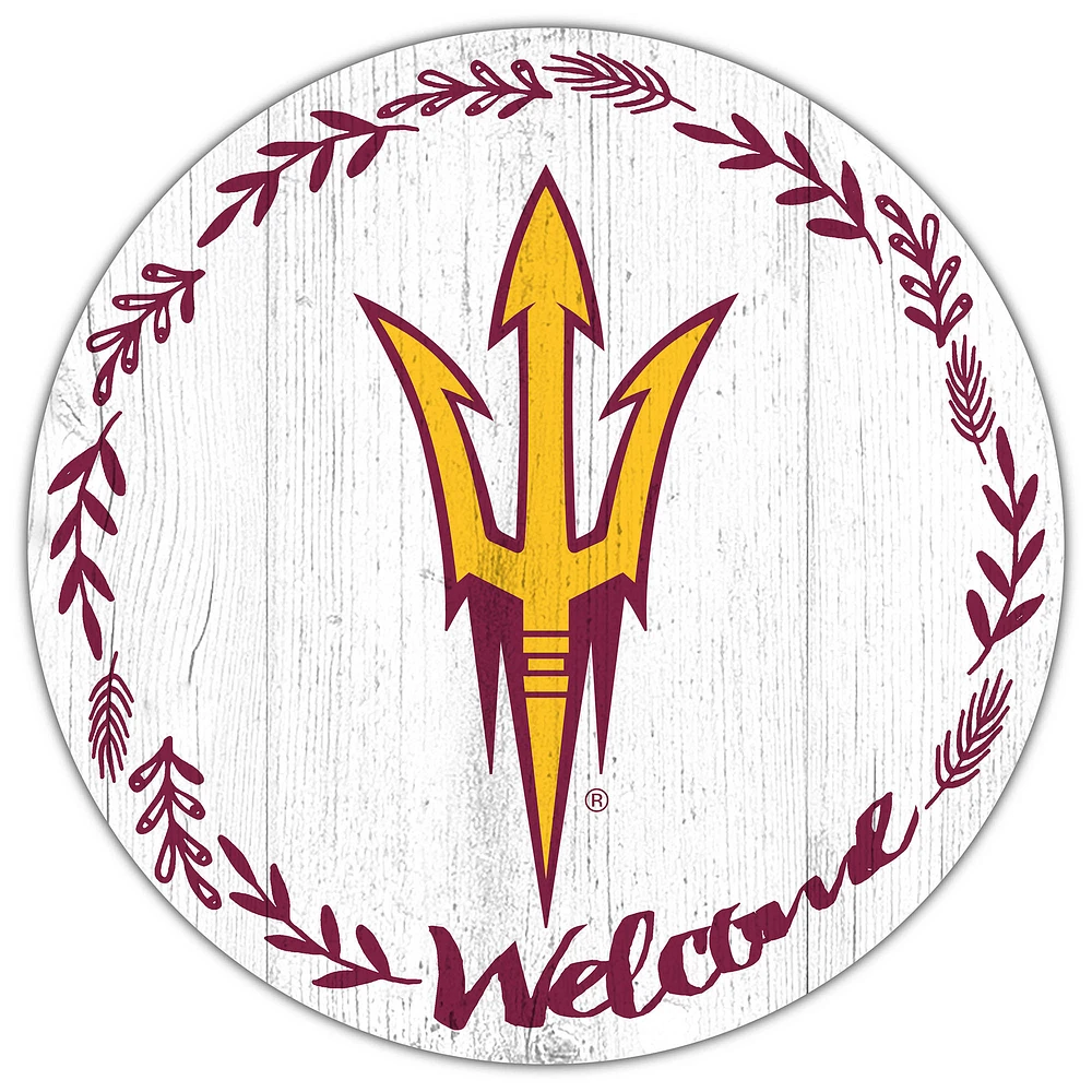 Arizona State Sun Devils 12" Welcome Circle Sign