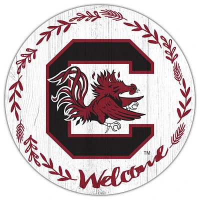 South Carolina Gamecocks 12" Welcome Circle Sign