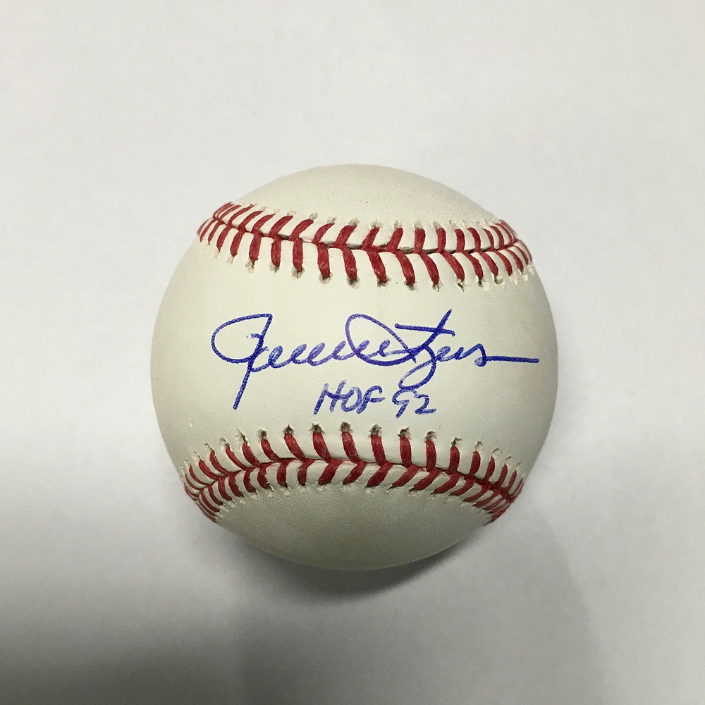Milwaukee Brewers Rollie Fingers HOF 92 Inscribed Autographed Baseball