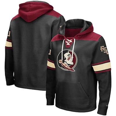 Men's Colosseum Florida State Seminoles 2.0 Lace-Up Pullover Hoodie
