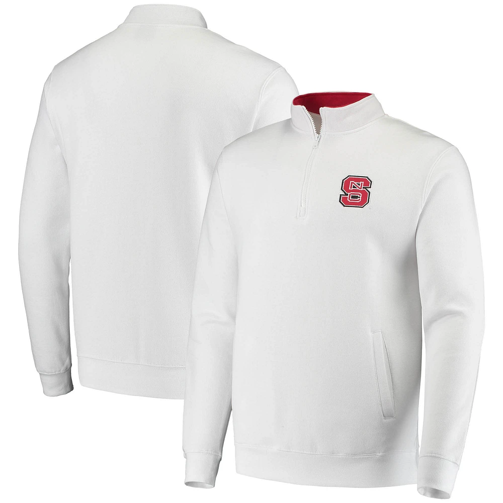 Men's Colosseum NC State Wolfpack Tortugas Logo Quarter-Zip Jacket