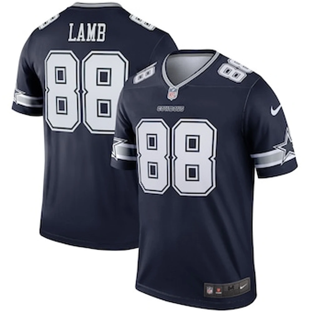 Men's Nike CeeDee Lamb Navy Dallas Cowboys Legend Player Performance Top