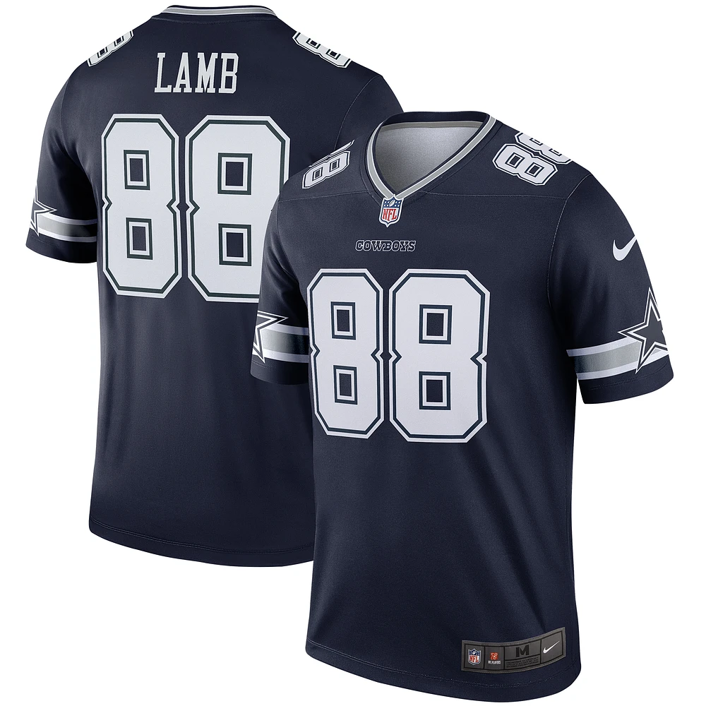 Men's Nike CeeDee Lamb Navy Dallas Cowboys Legend Player Performance Top