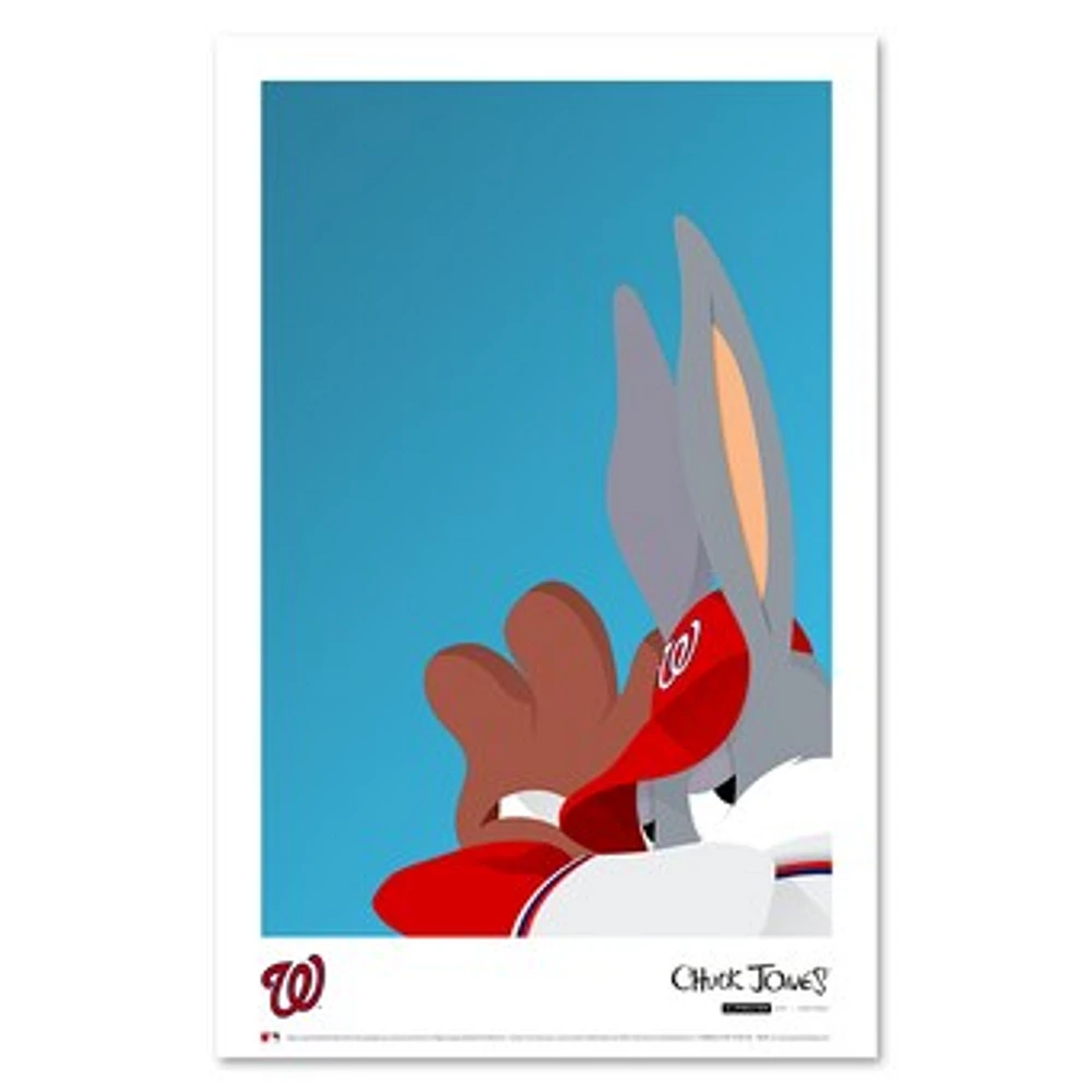 Bugs Bunny Washington Nationals 11'' x 17'' Art Poster