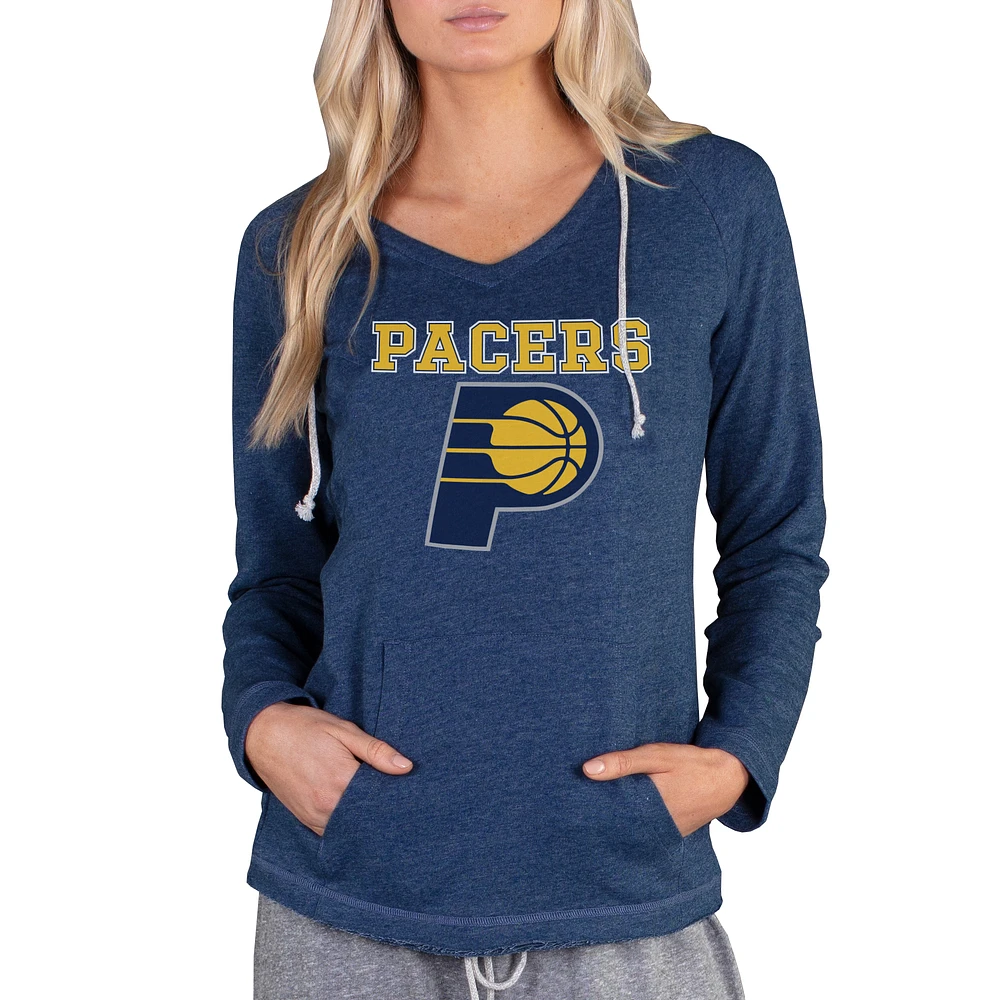 Women's Concepts Sport Navy Indiana Pacers Mainstream Terry Hooded Top