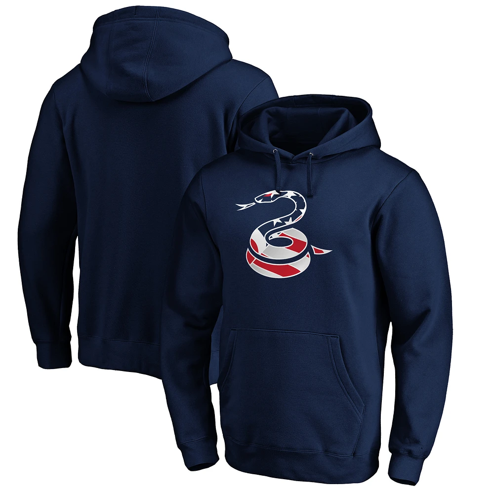Men's Navy Philadelphia Union Banner Wave Pullover Hoodie
