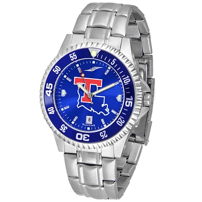 Royal Louisiana Tech Bulldogs Competitor Steel AnoChrome Color Bezel Watch