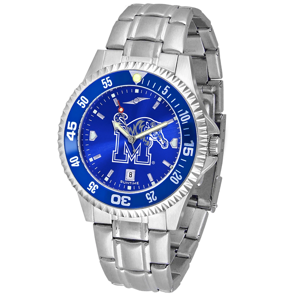 Royal Memphis Tigers Competitor Steel AnoChrome Color Bezel Watch
