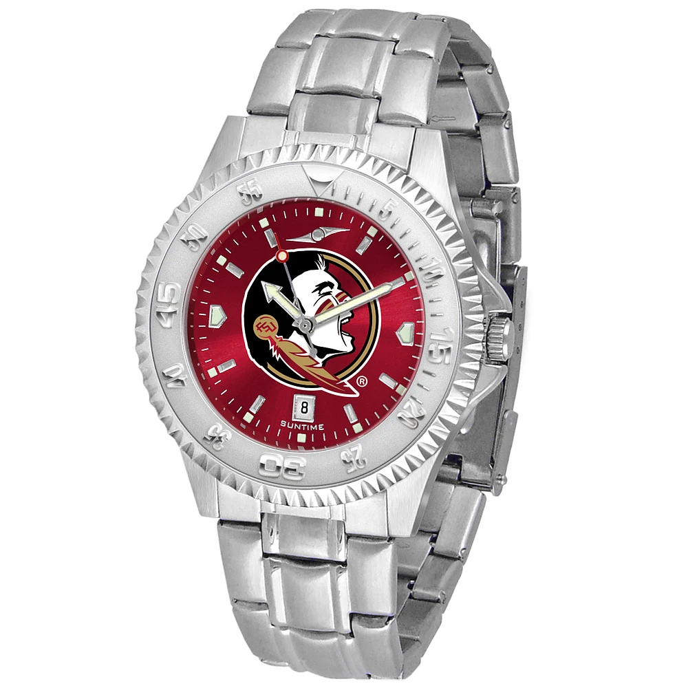 Garnet Florida State Seminoles Competitor Steel AnoChrome Watch