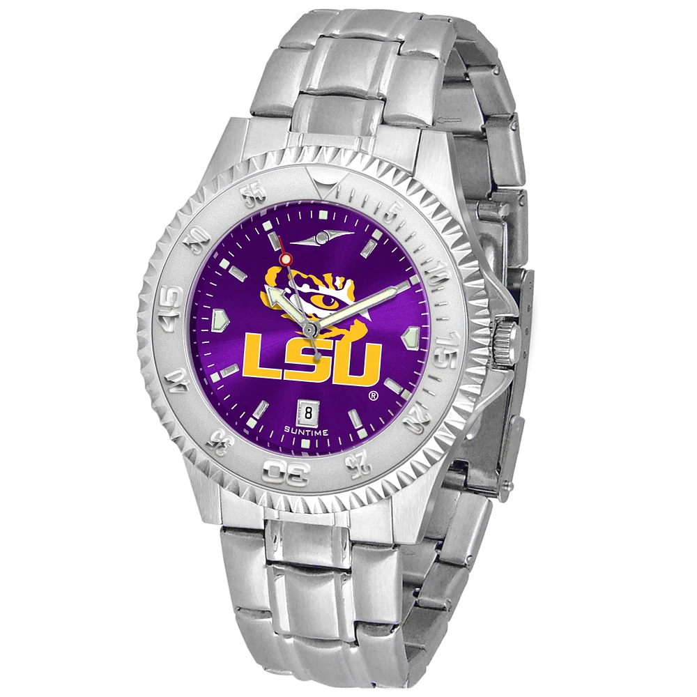 Purple LSU Tigers Competitor Steel AnoChrome Team Watch