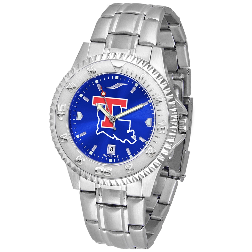 Royal Louisiana Tech Bulldogs Competitor Steel AnoChrome Watch
