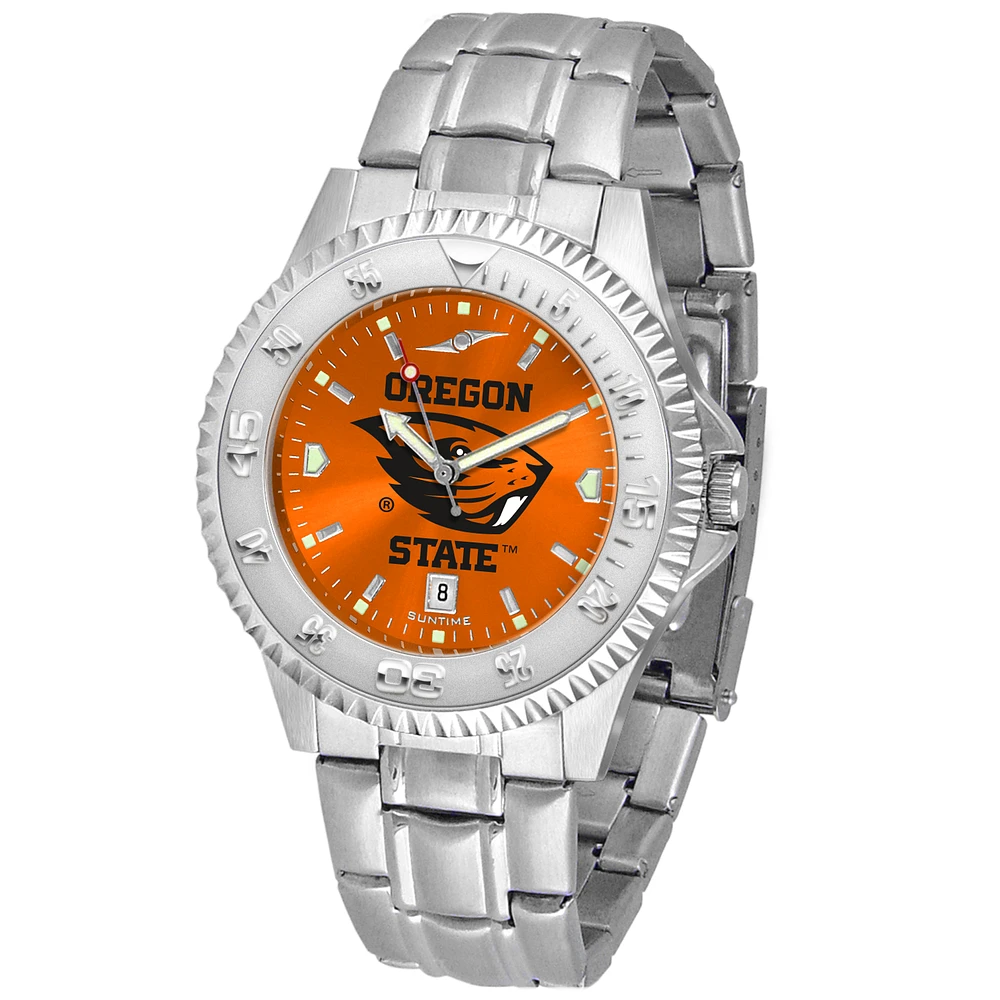 Orange Oregon State Beavers Competitor Steel AnoChrome Watch