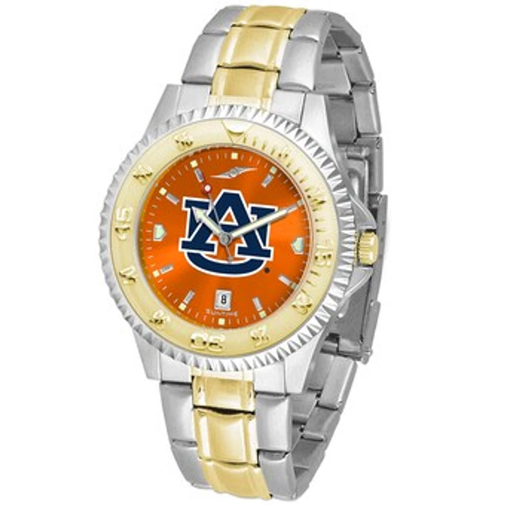 Orange Auburn Tigers Competitor Two-Tone AnoChrome Watch