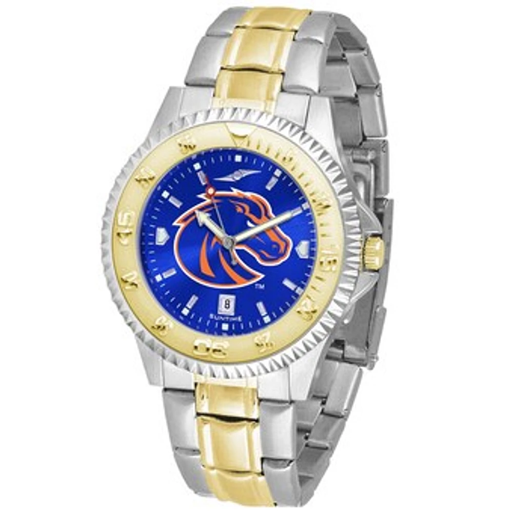 Royal Boise State Broncos Competitor Two-Tone AnoChrome Watch