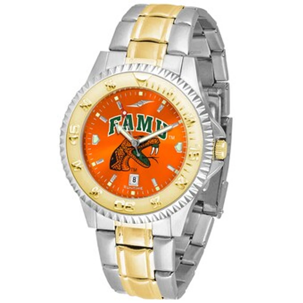 Orange Florida A&M Rattlers Competitor Two-Tone AnoChrome Watch
