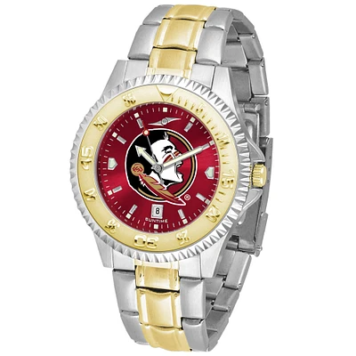 Garnet Florida State Seminoles Competitor Two-Tone AnoChrome Watch