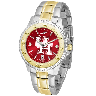Red Houston Cougars Competitor Two-Tone AnoChrome Watch