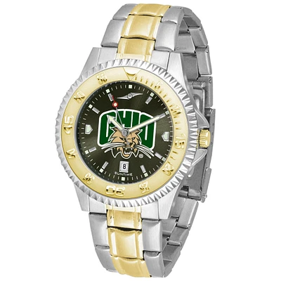 Black Ohio Bobcats Competitor Two-Tone AnoChrome Watch