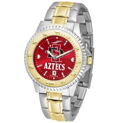 Cardinal San Diego State Aztecs Competitor Two-Tone AnoChrome Watch